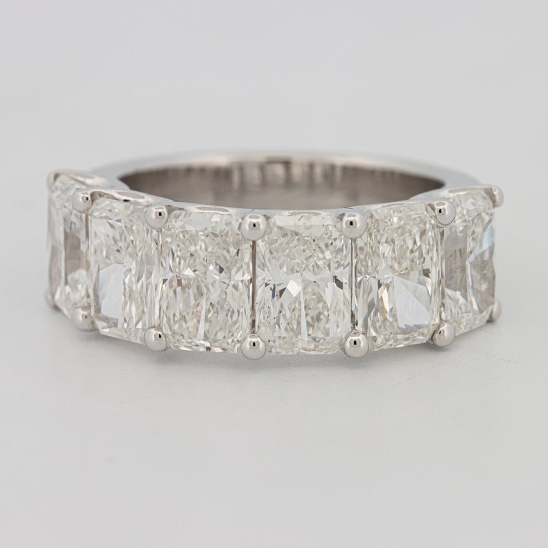 6 Half Radiant Floating Eternity Ring (LG) - ZIZOV DIAMONDS