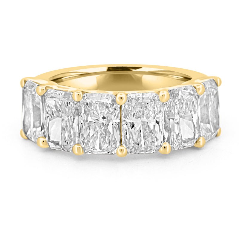 6 Half Radiant Floating Eternity Ring (LG) - ZIZOV DIAMONDS