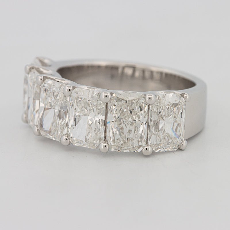 6 Half Radiant Floating Eternity Ring (LG) - ZIZOV DIAMONDS