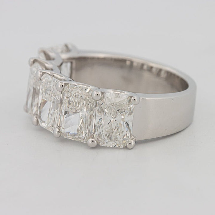 6 Half Radiant Floating Eternity Ring (LG) - ZIZOV DIAMONDS