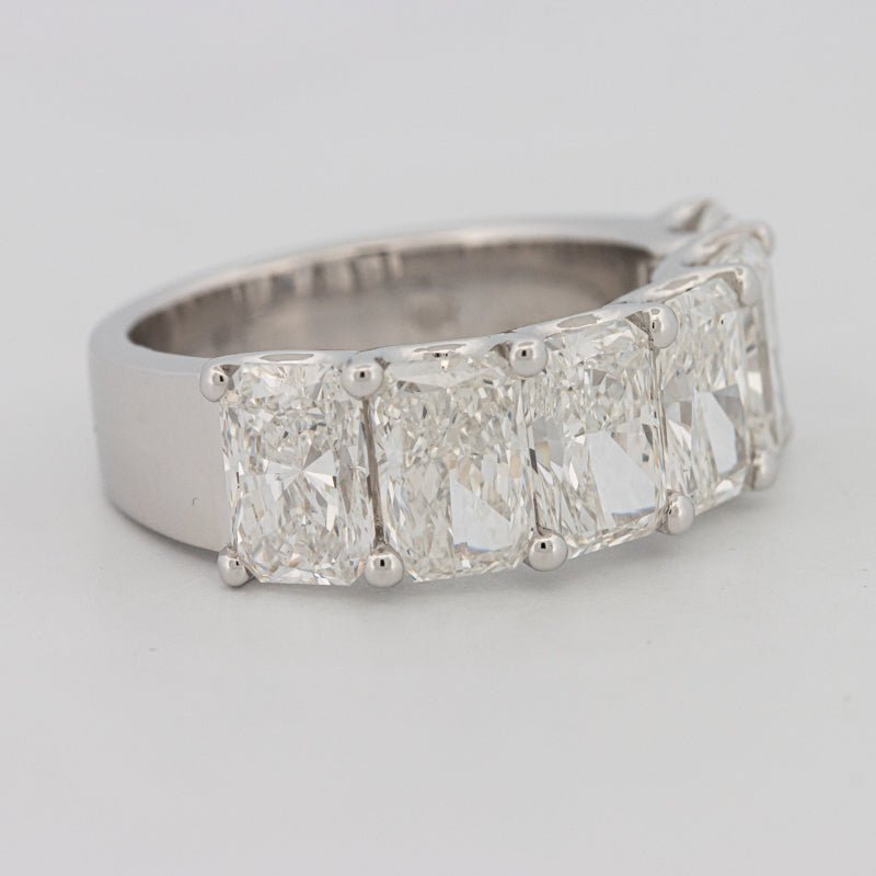 6 Half Radiant Floating Eternity Ring (LG) - ZIZOV DIAMONDS
