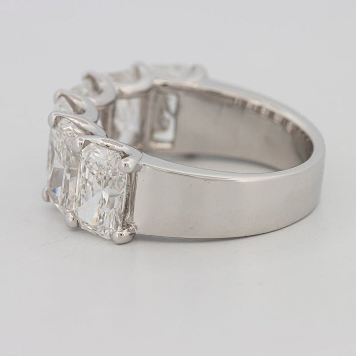 6 Half Radiant Floating Eternity Ring (LG) - ZIZOV DIAMONDS