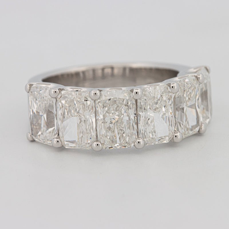 6 Half Radiant Floating Eternity Ring (LG) - ZIZOV DIAMONDS