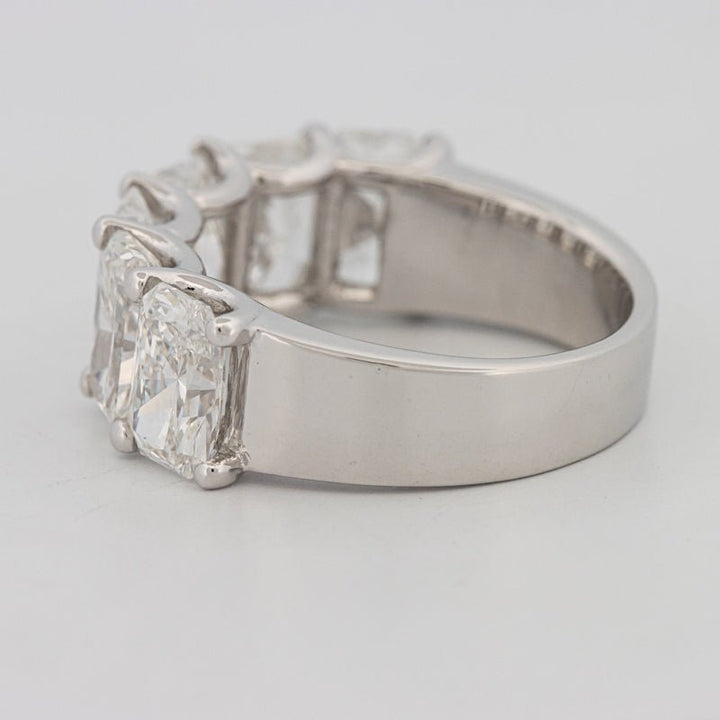 6 Half Radiant Floating Eternity Ring (LG) - ZIZOV DIAMONDS