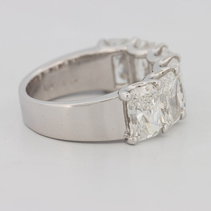 6 Half Radiant Floating Eternity Ring (LG) - ZIZOV DIAMONDS