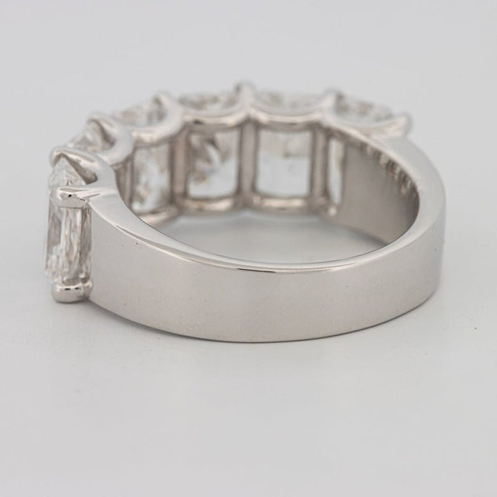 6 Half Radiant Floating Eternity Ring (LG) - ZIZOV DIAMONDS