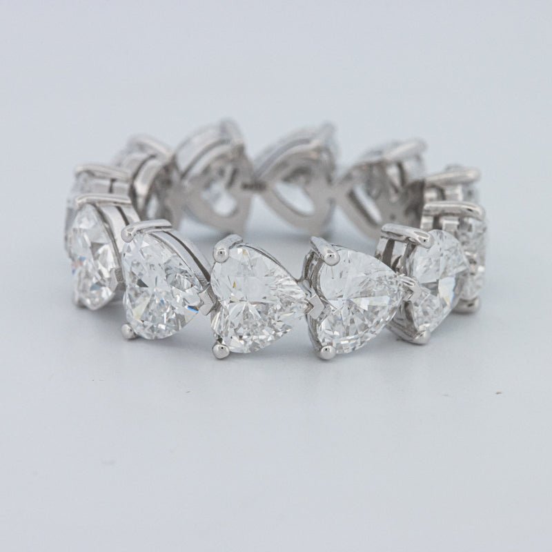 6.60 CT Full Heart Eternity Ring (LG) - ZIZOV DIAMONDS