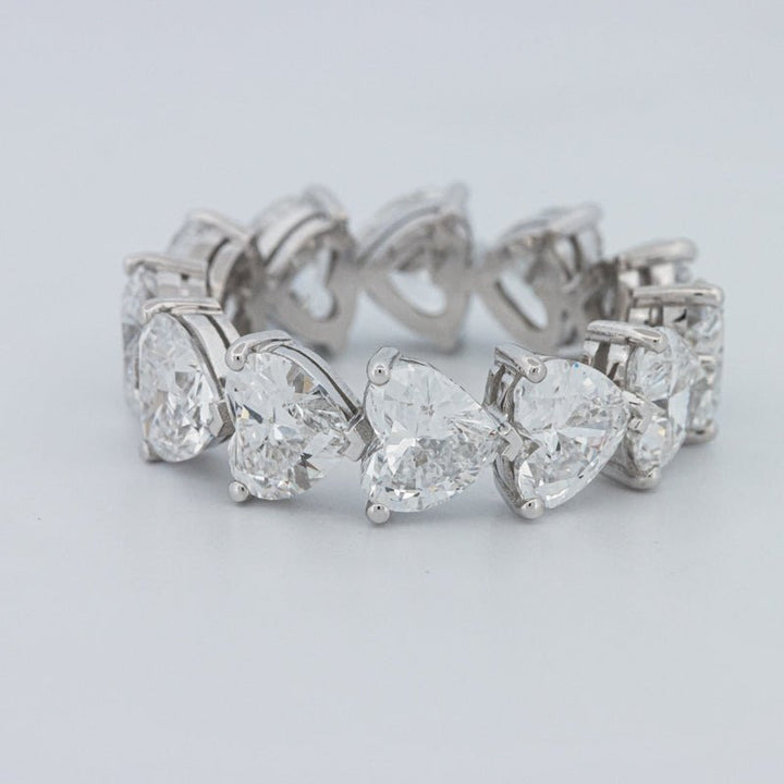 6.60 CT Full Heart Eternity Ring (LG) - ZIZOV DIAMONDS