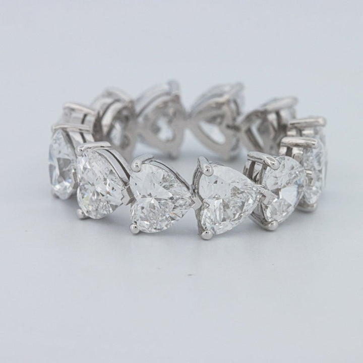 6.60 CT Full Heart Eternity Ring (LG) - ZIZOV DIAMONDS
