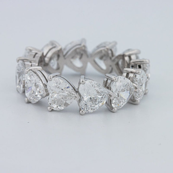 6.60 CT Full Heart Eternity Ring (LG) - ZIZOV DIAMONDS