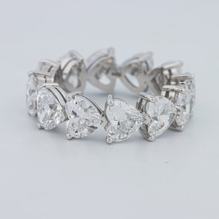 6.60 CT Full Heart Eternity Ring (LG) - ZIZOV DIAMONDS