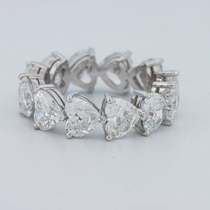 6.60 CT Full Heart Eternity Ring (LG) - ZIZOV DIAMONDS