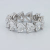 6.60 CT Full Heart Eternity Ring (LG) - ZIZOV DIAMONDS