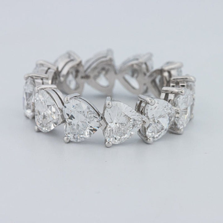 6.60 CT Full Heart Eternity Ring (LG) - ZIZOV DIAMONDS