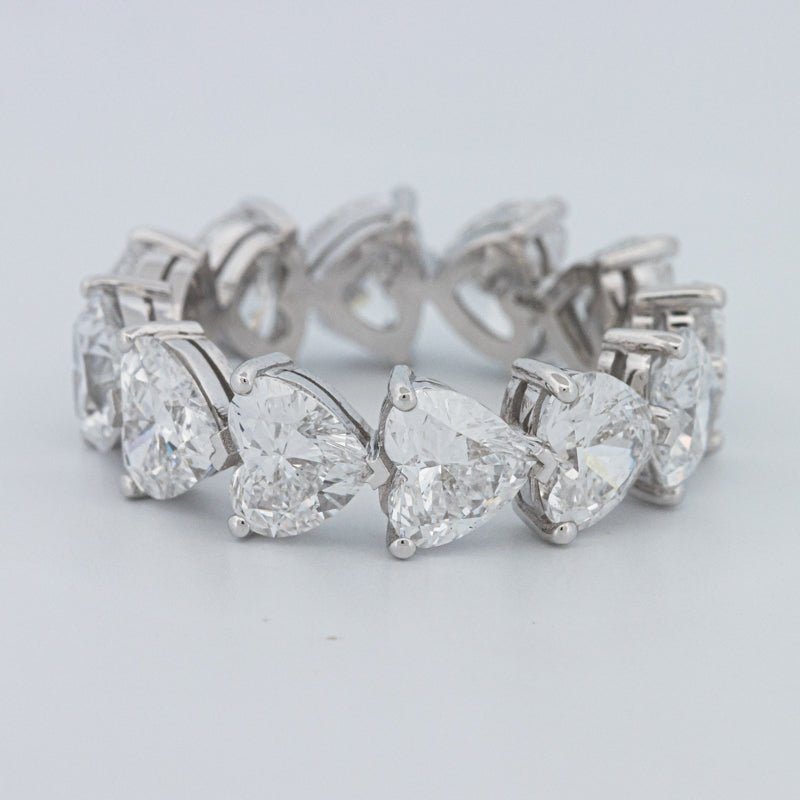 6.60 CT Full Heart Eternity Ring (LG) - ZIZOV DIAMONDS
