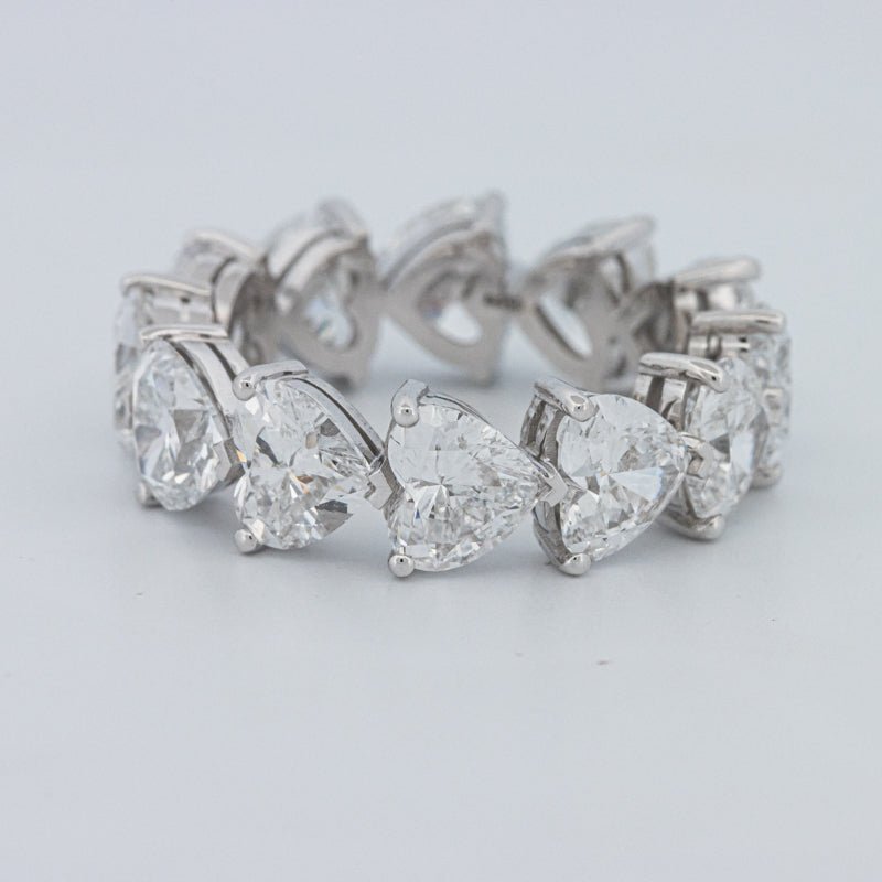 6.60 CT Full Heart Eternity Ring (LG) - ZIZOV DIAMONDS