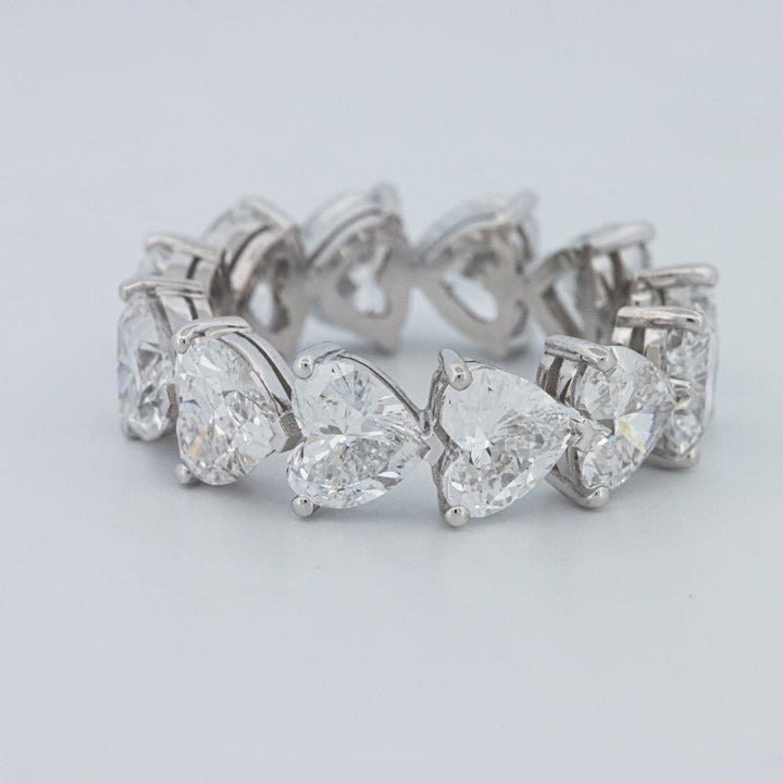 6.60 CT Full Heart Eternity Ring (LG) - ZIZOV DIAMONDS