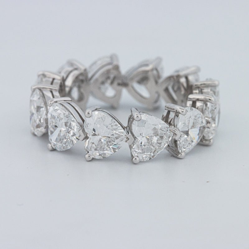 6.60 CT Full Heart Eternity Ring (LG) - ZIZOV DIAMONDS