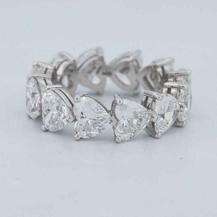 6.60 CT Full Heart Eternity Ring (LG) - ZIZOV DIAMONDS