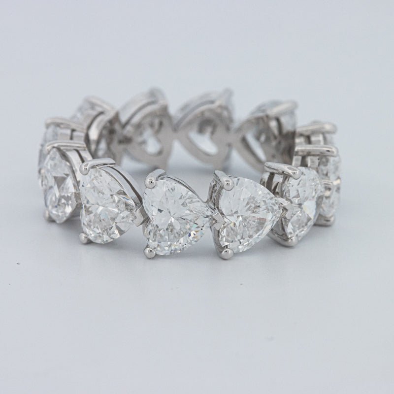 6.60 CT Full Heart Eternity Ring (LG) - ZIZOV DIAMONDS