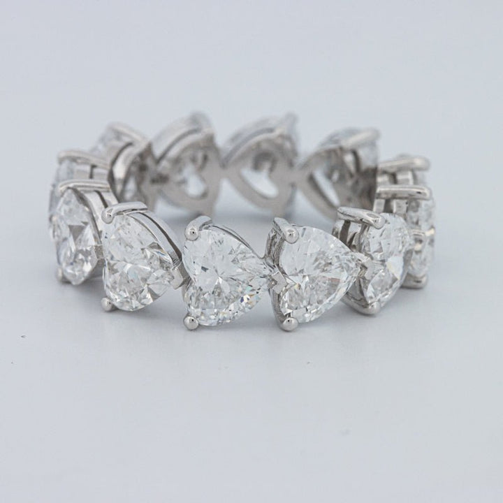 6.60 CT Full Heart Eternity Ring (LG) - ZIZOV DIAMONDS