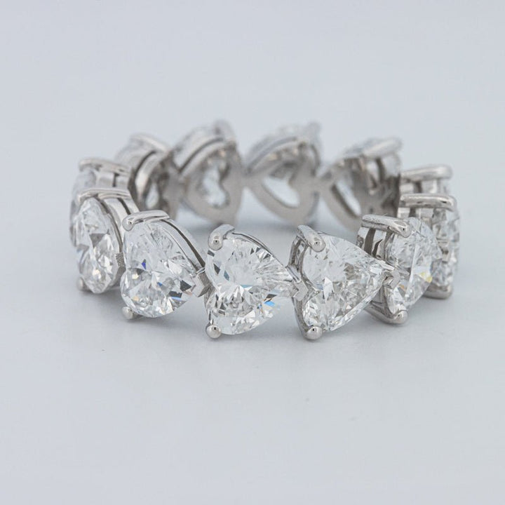 6.60 CT Full Heart Eternity Ring (LG) - ZIZOV DIAMONDS