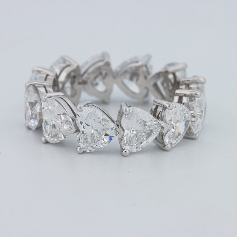 6.60 CT Full Heart Eternity Ring (LG) - ZIZOV DIAMONDS