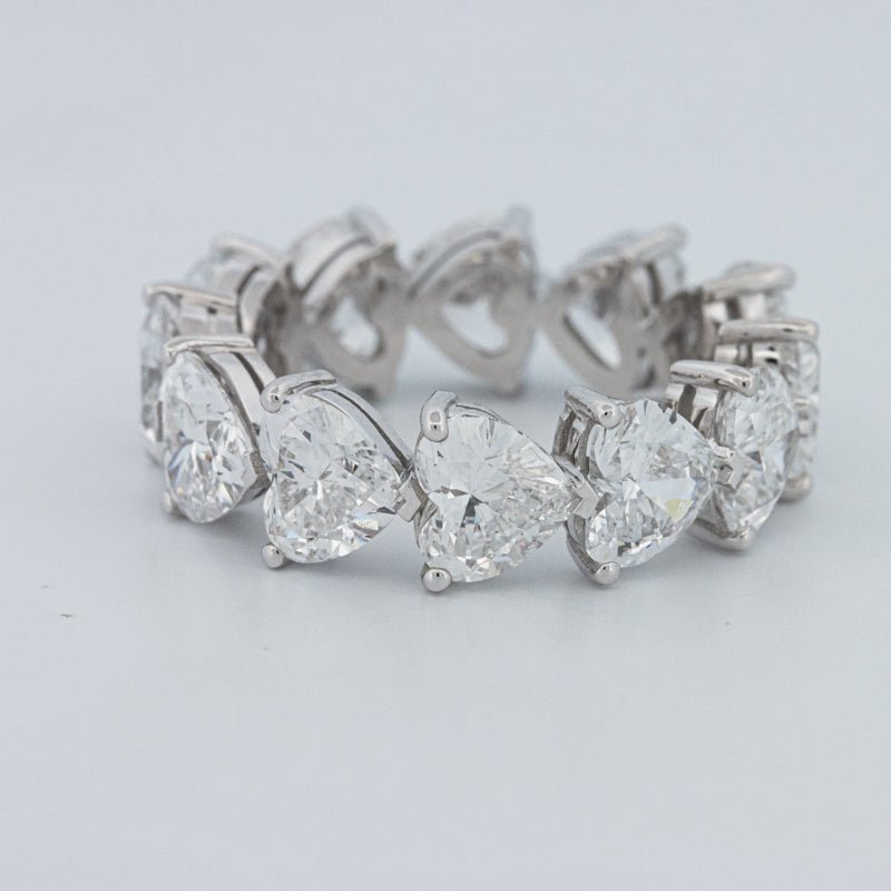 6.60 CT Full Heart Eternity Ring (LG) - ZIZOV DIAMONDS