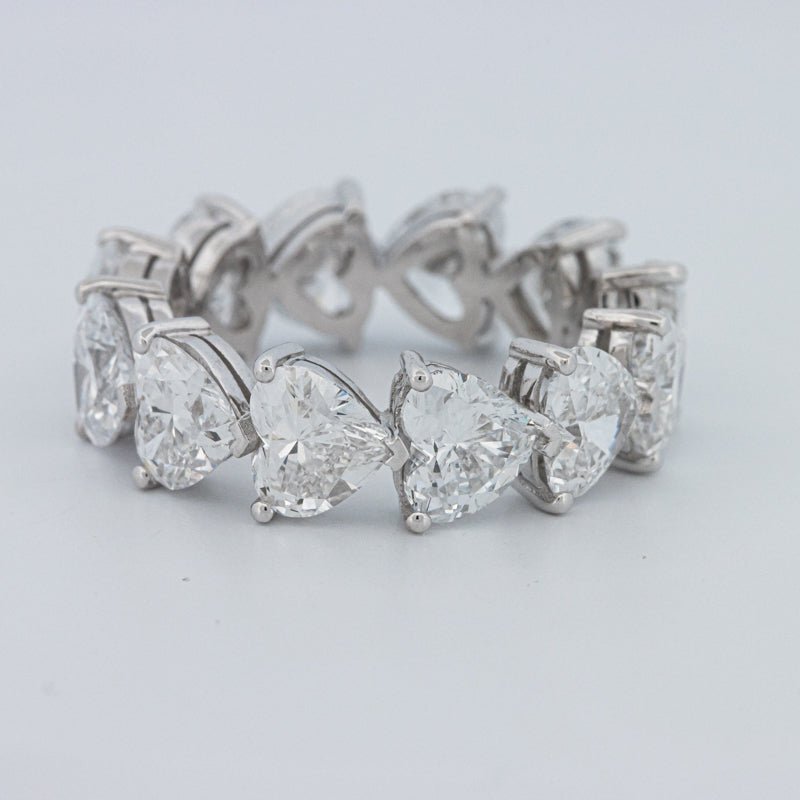 6.60 CT Full Heart Eternity Ring (LG) - ZIZOV DIAMONDS