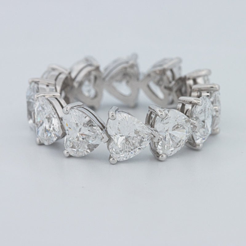 6.60 CT Full Heart Eternity Ring (LG) - ZIZOV DIAMONDS