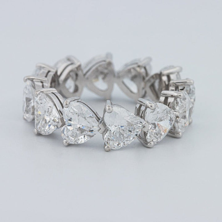 6.60 CT Full Heart Eternity Ring (LG) - ZIZOV DIAMONDS