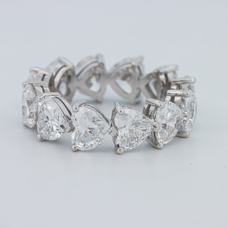 6.60 CT Full Heart Eternity Ring (LG) - ZIZOV DIAMONDS