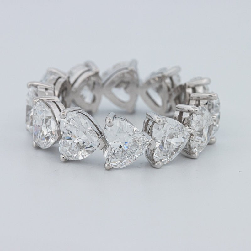 6.60 CT Full Heart Eternity Ring (LG) - ZIZOV DIAMONDS
