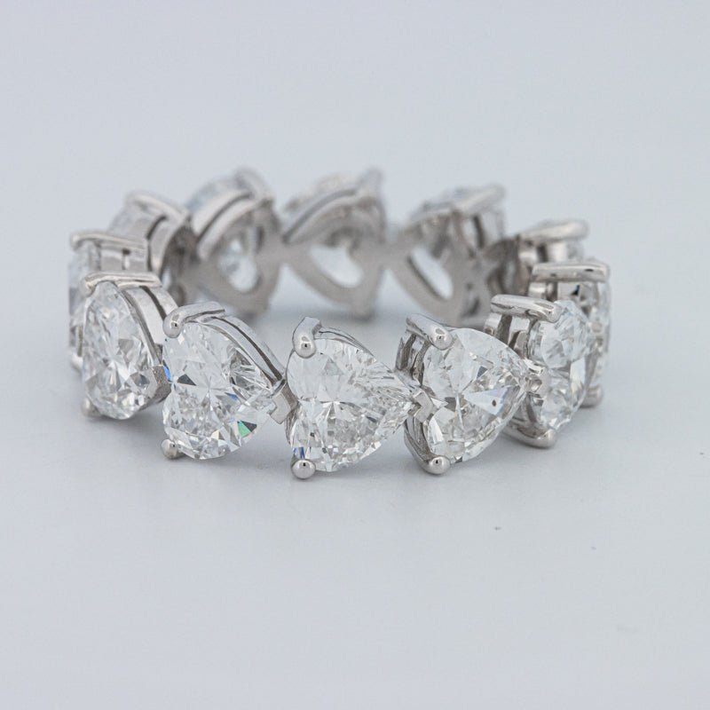 6.60 CT Full Heart Eternity Ring (LG) - ZIZOV DIAMONDS