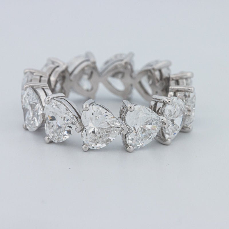 6.60 CT Full Heart Eternity Ring (LG) - ZIZOV DIAMONDS