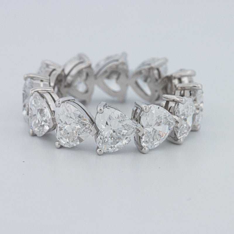 6.60 CT Full Heart Eternity Ring (LG) - ZIZOV DIAMONDS