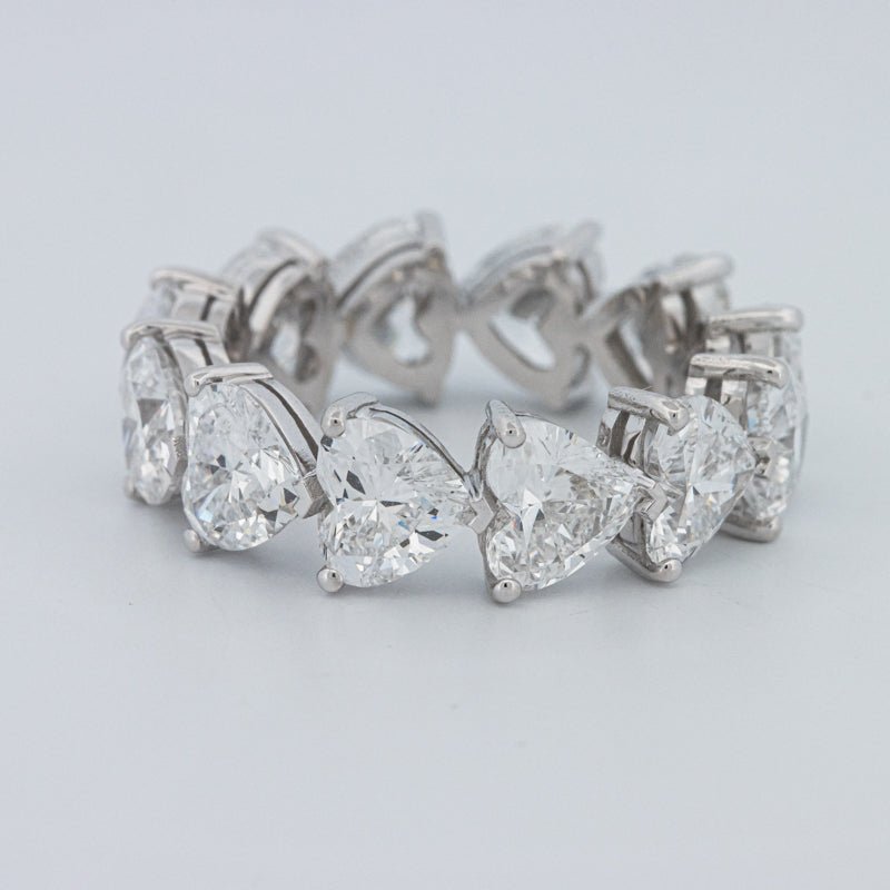 6.60 CT Full Heart Eternity Ring (LG) - ZIZOV DIAMONDS