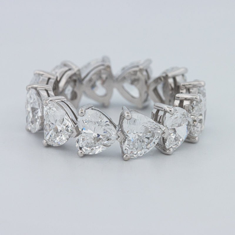 6.60 CT Full Heart Eternity Ring (LG) - ZIZOV DIAMONDS