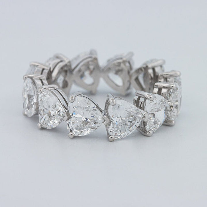6.60 CT Full Heart Eternity Ring (LG) - ZIZOV DIAMONDS