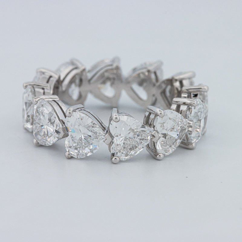 6.60 CT Full Heart Eternity Ring (LG) - ZIZOV DIAMONDS