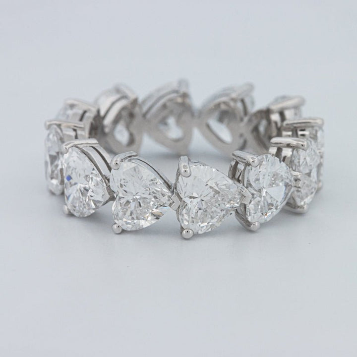 6.60 CT Full Heart Eternity Ring (LG) - ZIZOV DIAMONDS