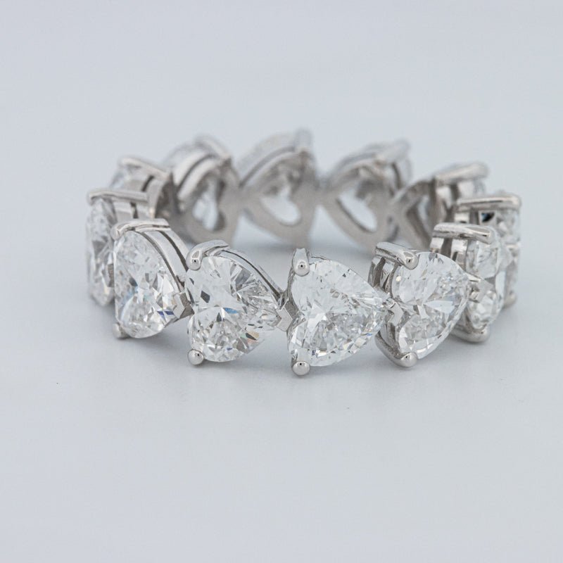 6.60 CT Full Heart Eternity Ring (LG) - ZIZOV DIAMONDS