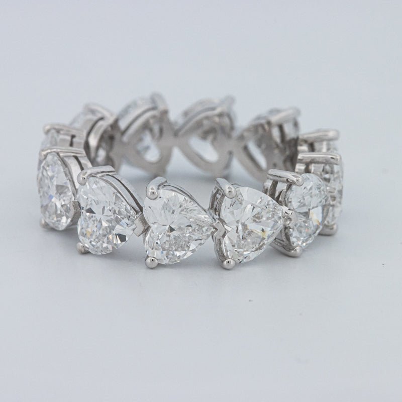 6.60 CT Full Heart Eternity Ring (LG) - ZIZOV DIAMONDS