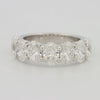7 Half Oval Floating Eternity Ring (LG) - ZIZOV DIAMONDS
