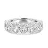 7 Half Oval Floating Eternity Ring (LG) - ZIZOV DIAMONDS