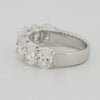 7 Half Oval Floating Eternity Ring (LG) - ZIZOV DIAMONDS