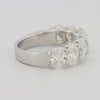 7 Half Oval Floating Eternity Ring (LG) - ZIZOV DIAMONDS