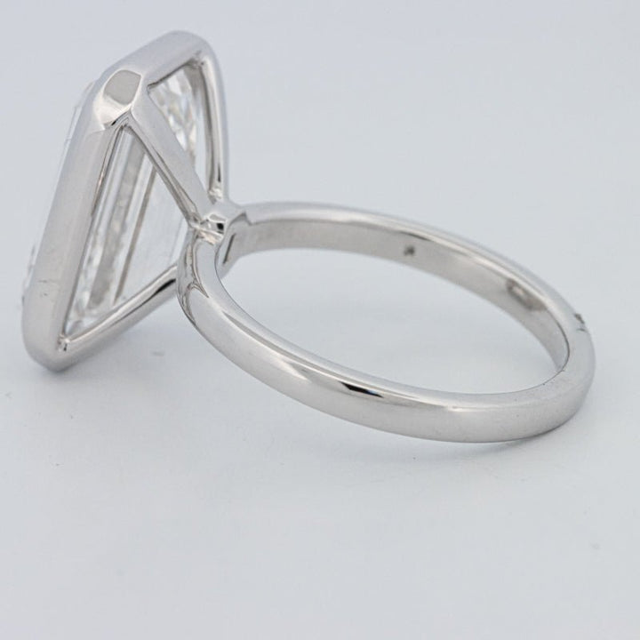 7.12 CT Bezel Setted Emerald Cut Solitaire (LG) - ZIZOV DIAMONDS