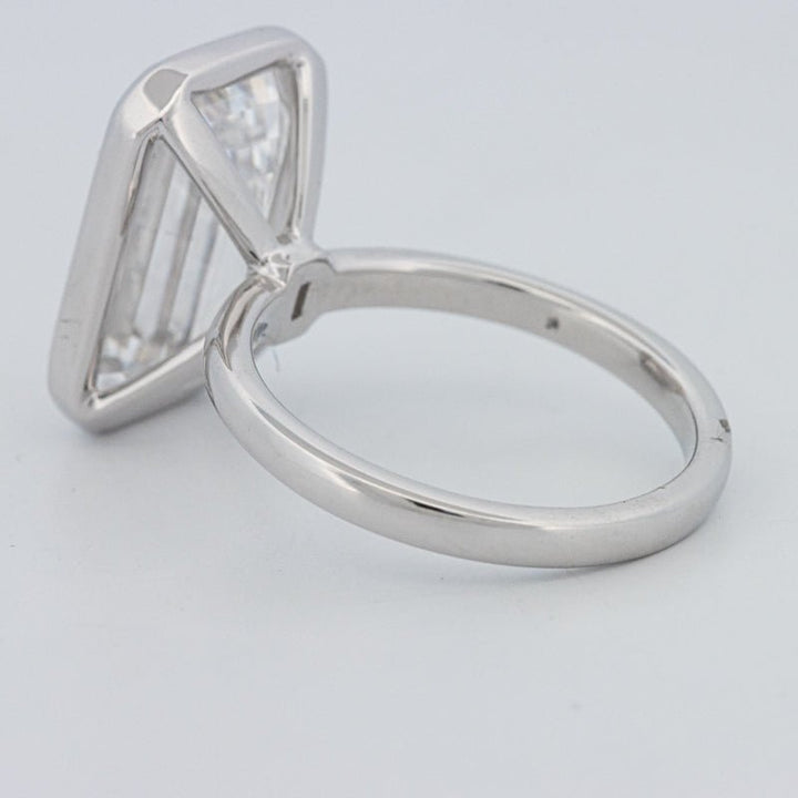 7.12 CT Bezel Setted Emerald Cut Solitaire (LG) - ZIZOV DIAMONDS