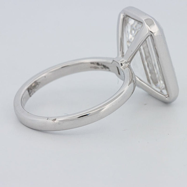 7.12 CT Bezel Setted Emerald Cut Solitaire (LG) - ZIZOV DIAMONDS